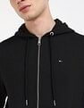 Tommy Hilfiger Solid Regular-Fit Cotton Hodded Sweatshirt