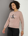 Calvin Klein Pure Cotton Brand Print Sweatshirt