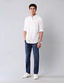 U.S. Polo Assn. Denim Co. Pure Cotton Regular Fit Dobby Shirt