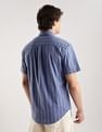 Calvin Klein Jeans Striped Regular-Fit Poplin Woven Shirt