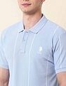 U.S. Polo Assn. Vertical Striped Summer Splash Polo Shirt