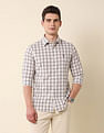 U.S. Polo Assn. Grid Tattersall Checked Tailored Fit Shirt