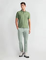 Arrow Sports Textured Logo Polo Shirt