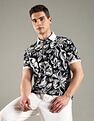 Tommy Hilfiger Printed Regular Fit Cotton Polo T-Shirt
