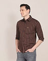 U.S. Polo Assn. Cutaway Collar Vertical Stripe Casual Shirt