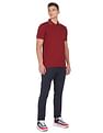 Arrow Sports Patch Pocket Solid Cotton Polo Shirt