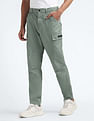 Flying Machine Mid Rise Slim Fit Cargo Pants