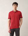 Arrow Sport Solid Pure Cotton 4 In 1 Rugby Polo Shirt