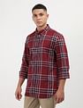 Tommy Hilfiger Natural Soft Flex Plaid Shirt