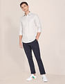 U.S. Polo Assn. Dobby Heathered Cotton Casual Shirt