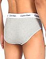 Buy Calvin Klein Underwear Contrast Elasticized Waist Hip Briefs - Pack Of  3 