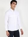 Calvin Klein Jeans Solid Regular-Fit Oxford Woven Shirt