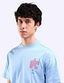 Flying Machine Graphic Print Cotton T-Shirt