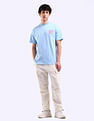 Flying Machine Graphic Print Cotton T-Shirt