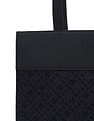 Tommy Hilfiger Logo Blue Polyester Tote Bag