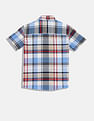 Tommy Hilfiger Kids Boys Checked Regular-Fit Cotton Shirt