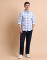 U.S. Polo Assn. Tailored Fit Grid Tattersall Checked Shirt
