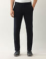 Arrow Sport Solid Mid Rise Autoflex Trousers