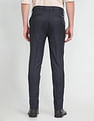 Arrow Vertical Stripe Herringbone Trousers