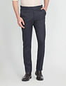 Arrow Vertical Stripe Herringbone Trousers
