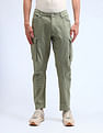 Flying Machine Relaxed Fit Solid Trousers
