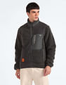 Flying Machine Colour Block Sherpa Jacket