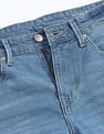 Flying Machine Slash Slim Tapered Fit Jeans
