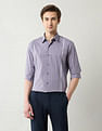 Arrow Newyork Pinstriped Slim Fit Shirt