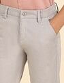 U.S. Polo Assn. Kids Boys Solid Slim Fit Trousers