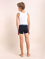 USPA Innerwear Boys Mid Rise Cotton Spandex Trunks - Pack Of 3