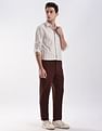 Calvin Klein Jeans Vertical Stripes Slim Fit Dobby Woven Shirt