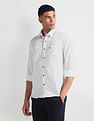 Arrow Sport Geometric Print Manhattan Slim Shirt