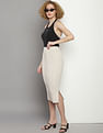 Calvin Klein Slub Rib Halter Neck Top