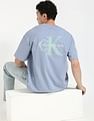 Calvin Klein Jeans Logo Oversized-Fit Cotton T Shirt