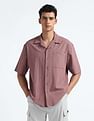 Flying Machine Cuban Collar Oversized Shirt