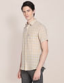 U.S. Polo Assn. Outdoor Check Linen Cotton Shirt