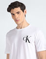 Calvin Klein Transitional Cotton Solid Monogram T-Shirt