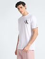 Calvin Klein Transitional Cotton Solid Monogram T-Shirt