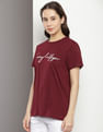 Tommy Hilfiger Solid Cotton Crew Neck T-Shirt