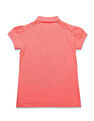U.S. Polo Assn. Kids Girls Glitter Relaxed Fit Polo Shirt