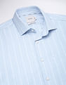 Calvin Klein Jeans Striped Regular-Fit Dobby Woven Shirt