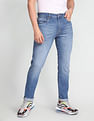 Flying Machine Slash Slim Tapered Fit Stone Wash Jeans