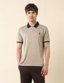 U.S. Polo Assn. Solid Slim Fit Varsity Polo Shirt