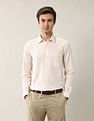Arrow Textured Manhattan Slim Fit Ceremonial Shirt