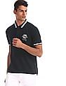 U.S. Polo Assn. Blue Cotton Pique Polo Shirt