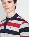 Arrow Sports Horizontal Striped Polo Shirt