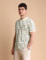 U.S. Polo Assn. Floral Printed Slim Fit Polo Shirt
