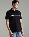 Tommy Hilfiger Embroidered Logo Regular Fit Cotton Polo T- Shirt