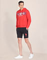 U.S. Polo Assn. Brand Print Hooded Sweatshirt
