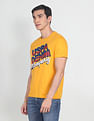 U.S. Polo Assn. Denim Co. Crew Neck Brand Print Pure Cotton T-Shirt